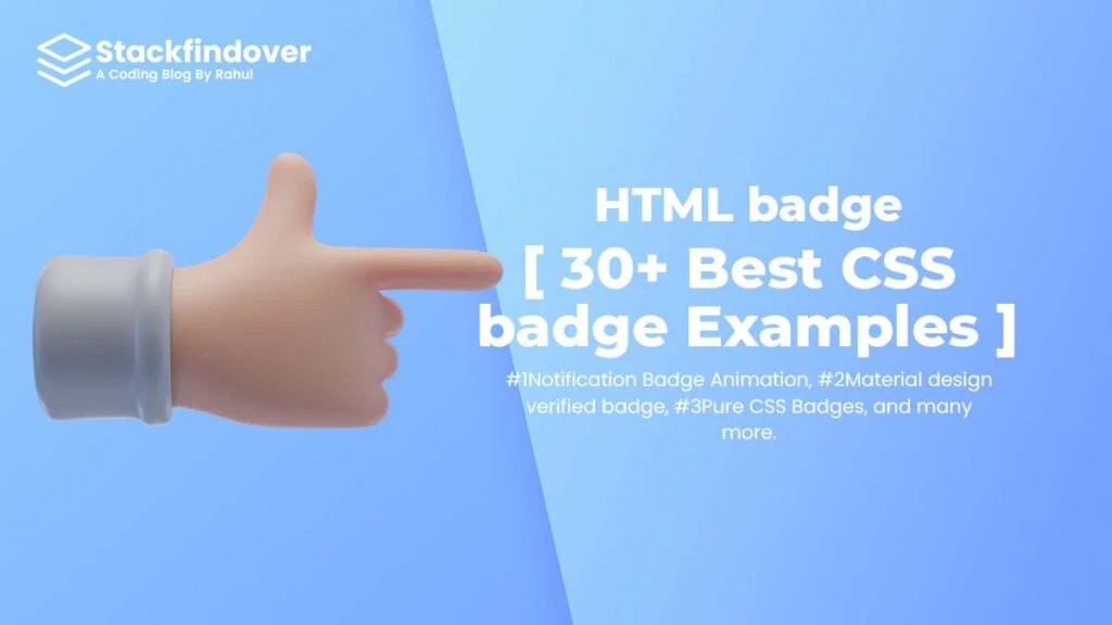 [30+ Best CSS badge Examples ] HTML badge