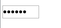 CSS:the bomb inside your inbox 37 A password input field showing five masked bullet characters.
